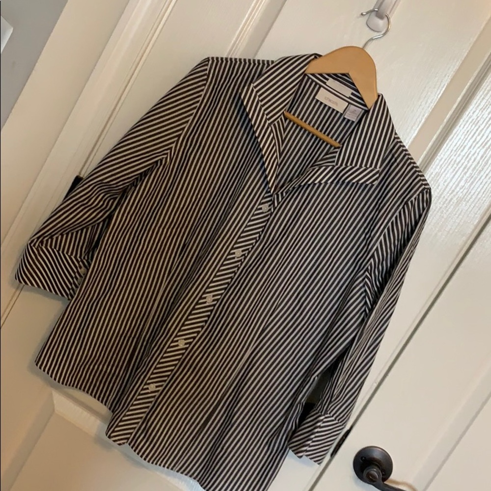 Chico’s size 2 button down shirt